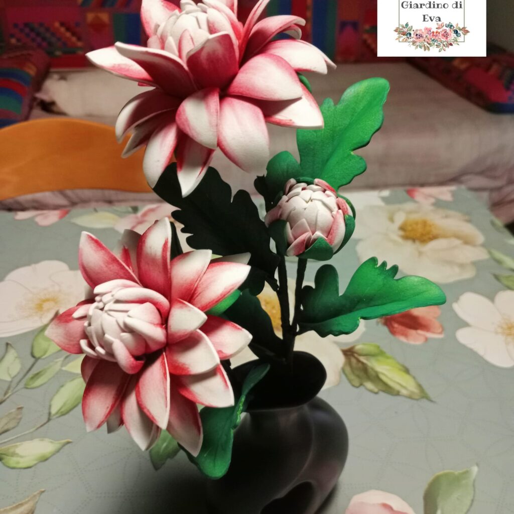 dalia sfumata rossa
