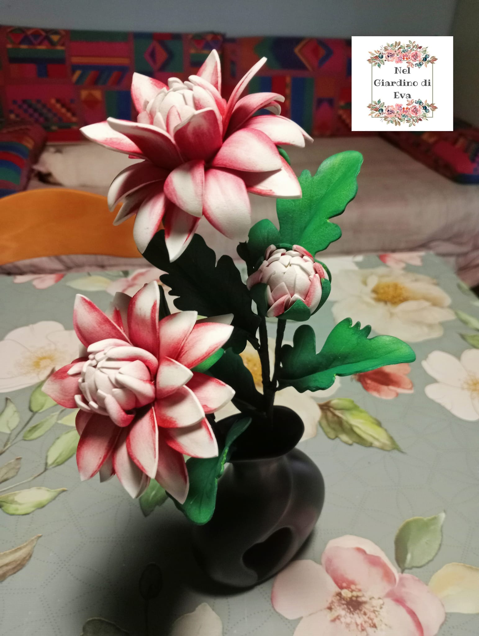 dalia sfumata rossa