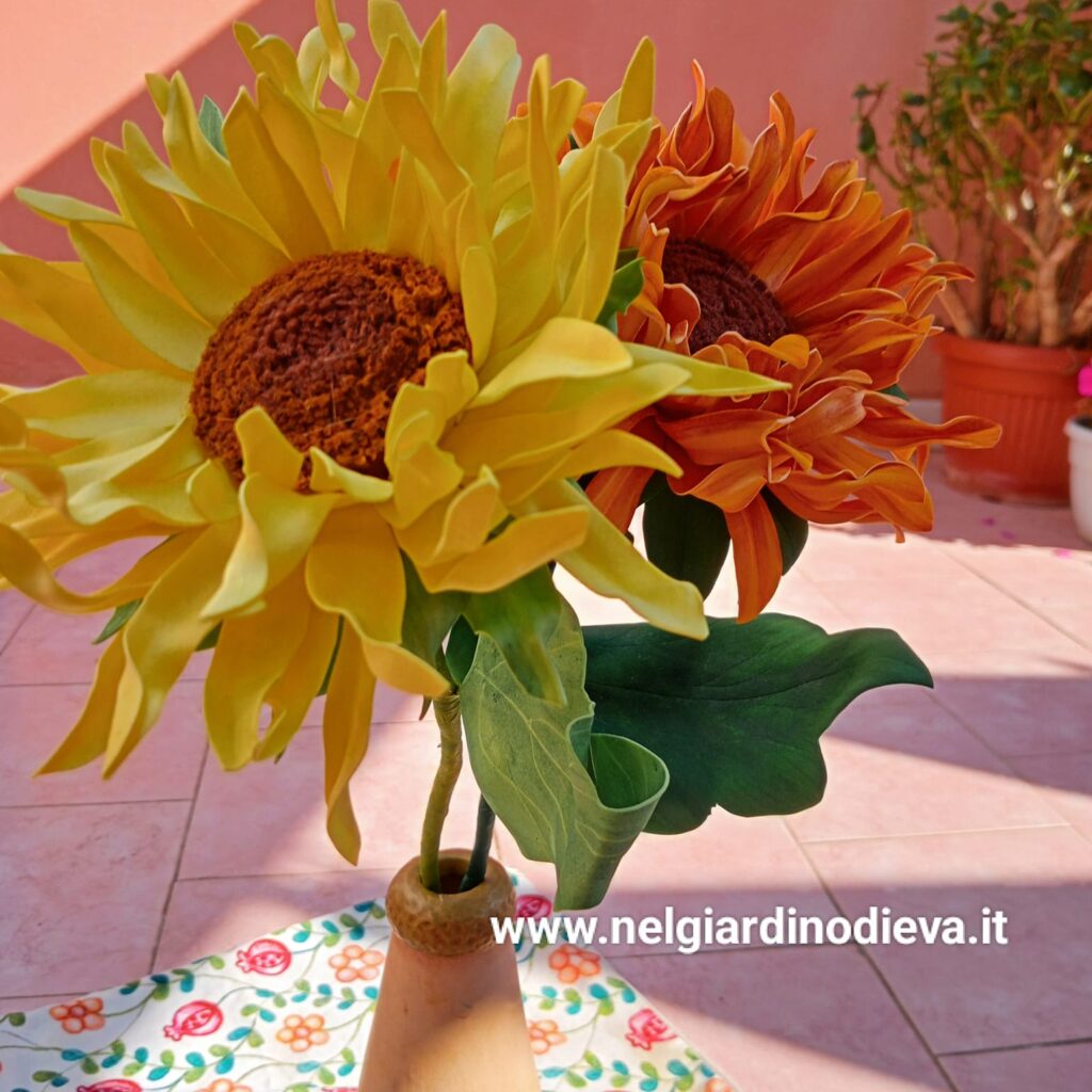 Girasoli giallo e arancione