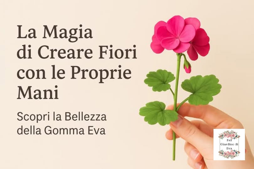 crea un fiore con le tue mani